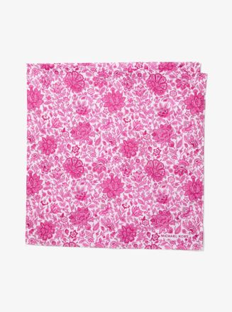 Michael Kors Floral Print Cotton Scarf