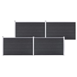 vidaXL Vidaxl - Recinzione Da Giardino In Wpc 699x106 Cm Grigia