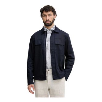 Benetton Hombre, Chaquetas, Azul, Talla: S