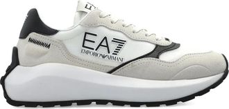 Emporio Armani Sneakers met logopatch - Wit