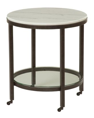 Bassett Mirror Company Whitman Round End Table