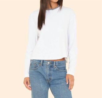 Xirena Terrance Long Sleeve Tee In White