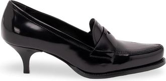 Prada Brushed Leather Loafers