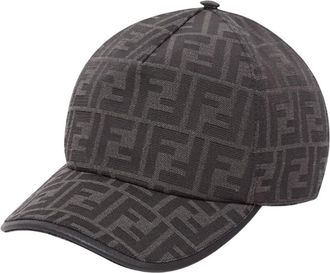 Fendi Baseball FF - Heren - Accessoires - Zwart - Maat: ONE Size Katoen