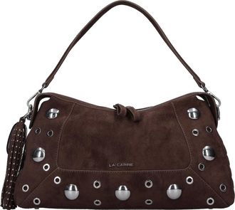 La Carrie Etnische Su&egrave;de Schoudertas - Dames - Handtassen - Bruin - ONE Size - Su&egrave;de - Tassen