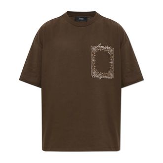 Amiri Hombre, Camisetas, Marr&oacute;n, Talla: M
