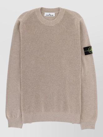 Stone Island cotton logo-patch jumper