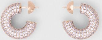 Maje Rhinestone Earrings - Gold Silver - Maje