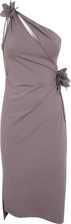 Coperni Midi Kleedjes - Dames - Feestkleedjes - Bruin - M - Kleedjes