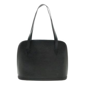 Louis Vuitton Pre-owned Shoulder Bags, female, Black, Size: ONE SIZE Pre-owned Epi Leather Rucksack Tote Bag