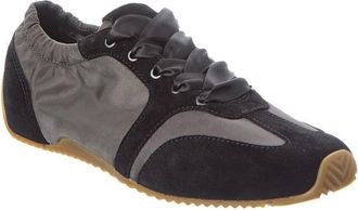 Rag & Bone Emilee Ballet Runner Satin & Suede Sneaker