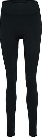 Hummel Trainingstights HUMMEL HMLHIIT SEAMLESS HIGH WAIST TIGHTS, Damen, Gr. L (40), N-Gr, schwarz, Obermaterial: 72% Polyester, 21% Polyamid, 7% Elasthan, H