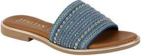 Italian Shoemakers Mitzy Slide Sandal in Denim at Nordstrom Rack, Size 11