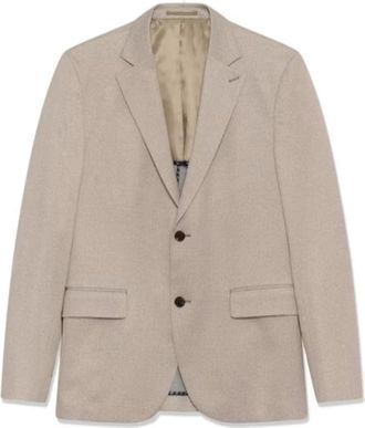 Matinique MAcharles Jersey - Heren - Business blazers - Beige - 4XL - Leer - Kostuums