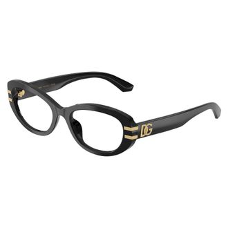 Dolce & Gabbana Dg3455 Montuur - Dames - Accessoires - Zwart - Maat: 54 MM Taf