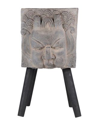 A&B Home Discontinued A&B Home Greek God Blowing Statue Outdoor Planter