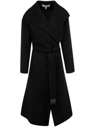 Loewe Jas met ceintuur - Zwart