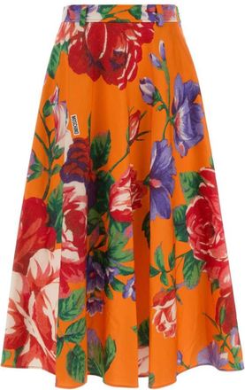 Moschino Multicolour Floral Print Skirt