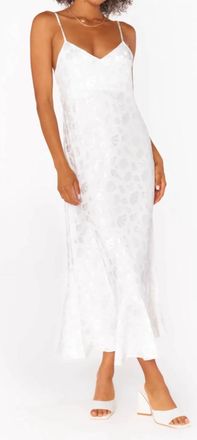 Show me your Mumu Uptown Slip Dress In White
