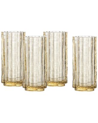 Fortessa Set of 4 Mahalo Stackable Glasses, 11.5oz Collins