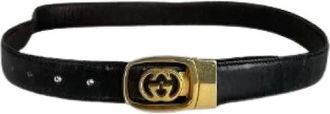 Gucci Pre-owned Vintage Riem - Dames - Vintage Accessoires - Bruin - ONE Size - Leer - Vintage
