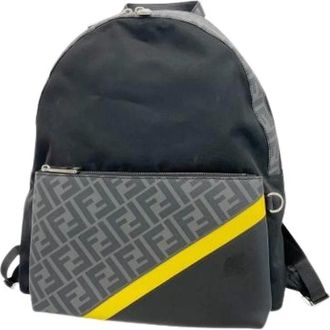Fendi Pre-owned Backpacks, male, Black, Size: ONE SIZE Pre-owned Vintage Backpack