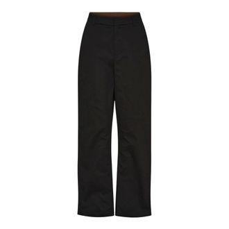 Notyz Pantaloni dritti - - Trousers - Donna - Nero - 2XL