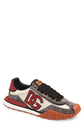 Dolce & Gabbana DG Athletic Sneaker in Avorio/Rosso at Nordstrom, Size 13Us