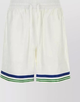 Casablanca silk satin bermuda shorts