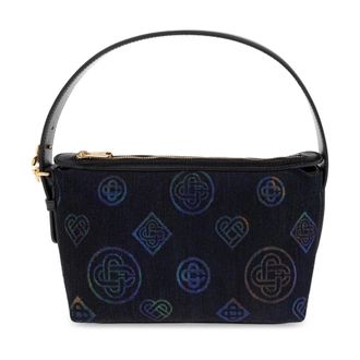 Casablanca Shoulder Bags, unisex, Blue, Size: ONE SIZE Shoulder Bag with Monogram