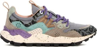 Flower Mountain Yamano 3 Womens Suede And Pony Hair Sneakers