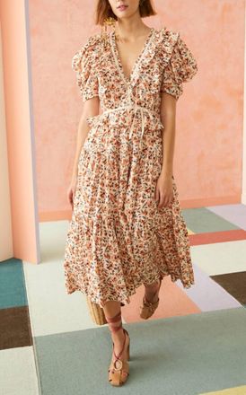 Ulla Johnson Lisette Dress In Pearl