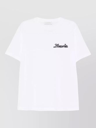 Lanvin cotton logo-print short-sleeve t-shirt