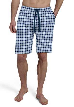 Tom Tailor Bermudas TOM TAILOR Kilkenny, Herren, Gr. 56 (XXL), N-Gr, blau, Popeline, Obermaterial: 100% Baumwolle, kniefrei, Hosen Bermudas, Bindeband, Seitentas