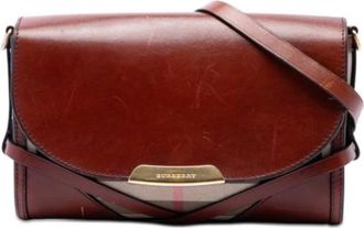 Burberry Borsa a tracolla vintage Pre-owned - - Pre-owned - Donna - Marrone - ONE SIZE