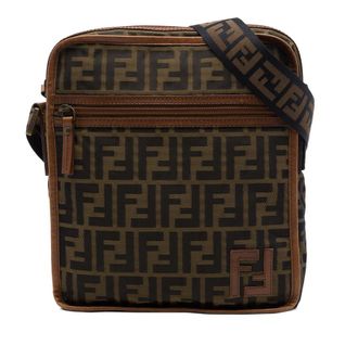 Fendi Pre-owned Fendi Zucca Canvas Crossbody Unisex U48EZZP6WXFP4VMJ