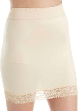 Rago Half Smoothing Slip Shapewear In Beige