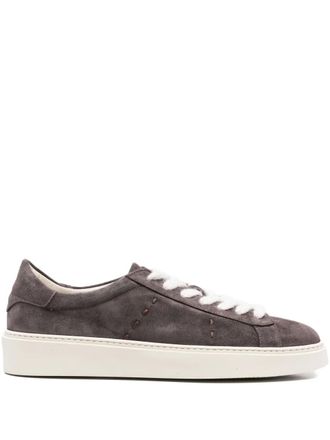 Eleventy suede lace-up trainers - Purple
