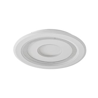 Lindby L&aacute;mpara de techo LED de metal blanco
