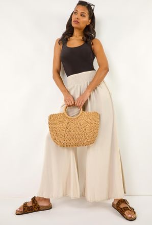 Roman Relaxed Wide Leg Trouser