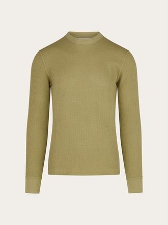 Ferragamo Light Green Cotton Sweater, Size XXL