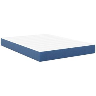 vidaXL Colch&oacute;n De Cama Con Colch&oacute;n Azul 140 X 190 Cm Tela Vidaxl