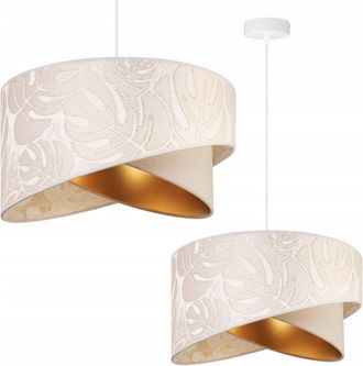 OEM L&aacute;mpara De Techo Colgante, Pantalla Inclinada, Hojas, 45 Cm