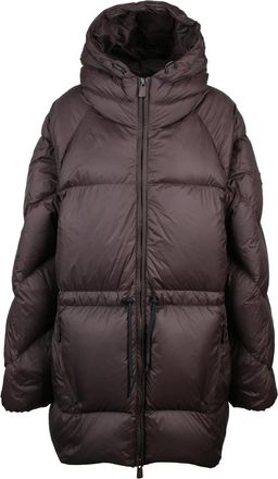 Bacon Brown Polyamide Owl Down Jacket