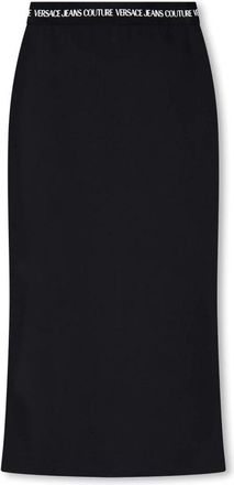 Versace Jeans Couture Gonna - Dames - Midirokken - Zwart - M - Rokken