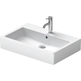Duravit Vero - Lavabo da mobile 70x47 cm, con 1 foro per miscelatore, bianco alpino 0454700027 - Duravit
