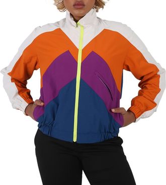 Kenzo Ladies Colorblock Sport Tracksuit Nylon Jacket, Size X-Small