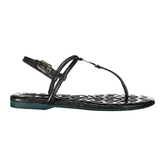 Patrizia Pepe Patrizia Pepe, Flat Sandals, female, Black, Size: 6 US Shoes