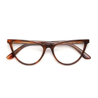 Retro Superfuture Numero 135 Cat-Eye Havana Acetate Optical Frame