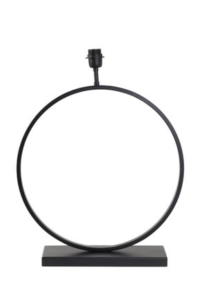 Light & Living L&aacute;mpara De Mesa - Liva - Negro - Metal - - Light&living